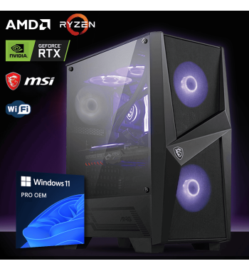 PC Gamer Bodvarok - Ryzen 5 7600X, RTX 4060, 16Go DDR5, Win11